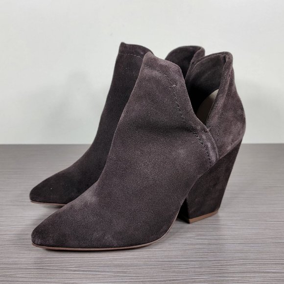 Splendid Cheryl Split Shaft Bootie, Brown Suede, Womens Size 9 & 9.5 - Picture 3 of 9